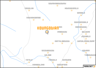 map of Koungodian