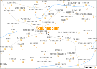 map of Koungodian