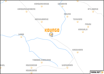 map of Koungo