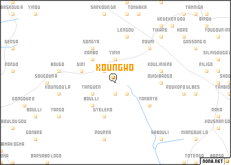 map of Koungwo