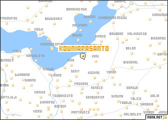 map of Kouniara Santo