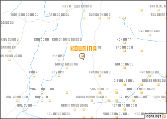 map of Kounina