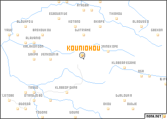 map of Kouniohou