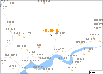 map of Kounkali