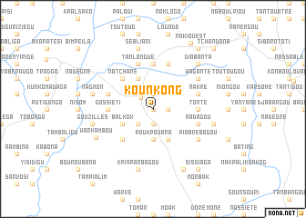 map of Kounkong