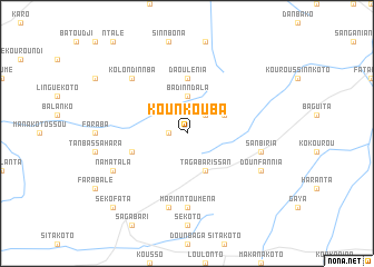 map of Kounkouba