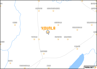 map of Kounla