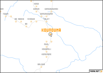map of Kounouma