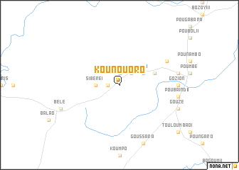 map of Kounouoro