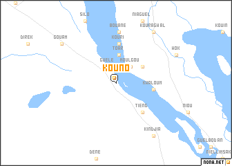 map of Kouno