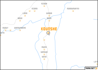 map of Kounshé
