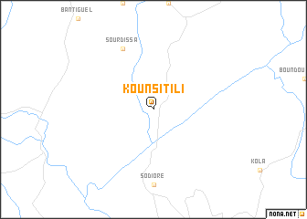 map of Kounsitili