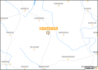 map of Kounsoun