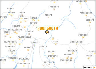 map of Kounsouta