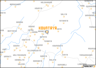 map of Kountaya