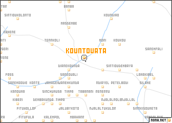 map of Kountouata