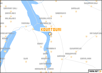 map of Kountoumi