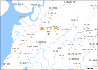 map of Kountouya