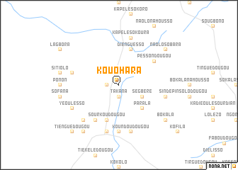 map of Kouohara