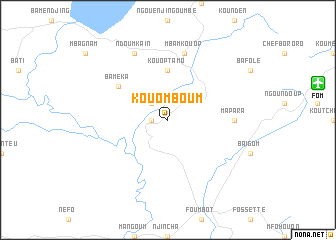 map of Kouomboum