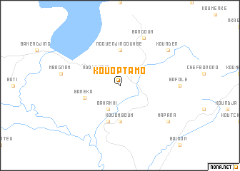 map of Kouoptamo