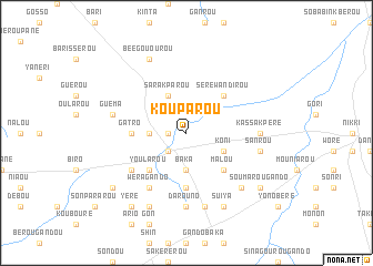 map of Kouparou