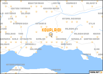 map of Kouplaíoi