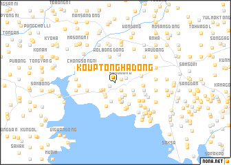 map of Koŭptong-Ha-dong