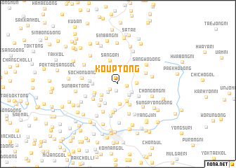 map of Koŭp-tong