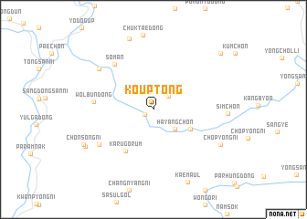 map of Koŭp-tong