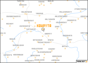 map of Koupyta