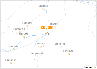 map of Kouqian