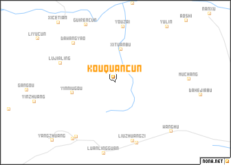 map of Kouquancun
