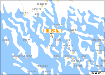 map of Kouradji