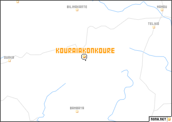 map of Kouraïa Konkouré