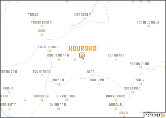 map of Kourako