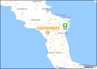 map of Kouramádes