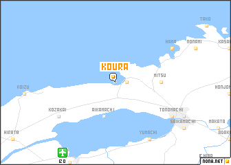 map of Koura