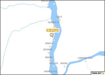 map of Koura