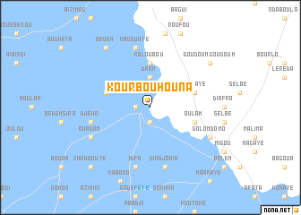 map of Kourbouhouna