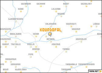 map of Kourdofal