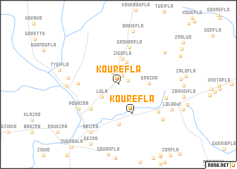 map of Kouréfla