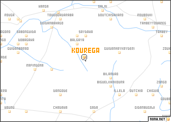 map of Kouréga