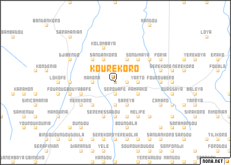 map of Kourékoro