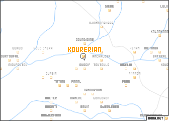 map of Kourérian