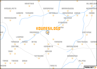 map of Kourésilogo