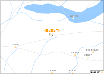 map of Koureya