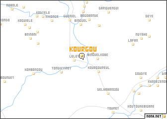 map of Kourgou