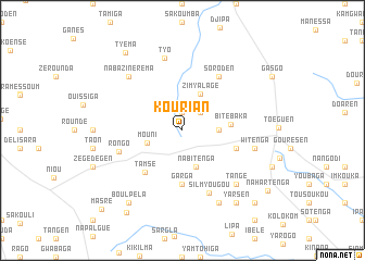 map of Kourian