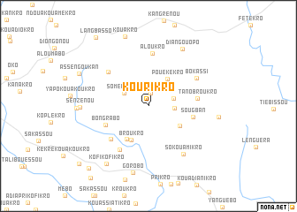 map of Kourikro